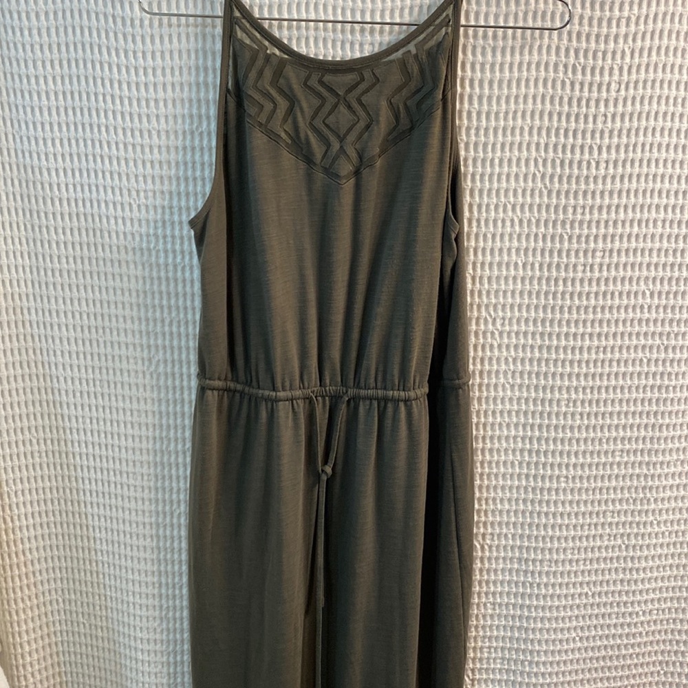 2/$15 Womens Olive Green Maxi Dress - Size Medium
